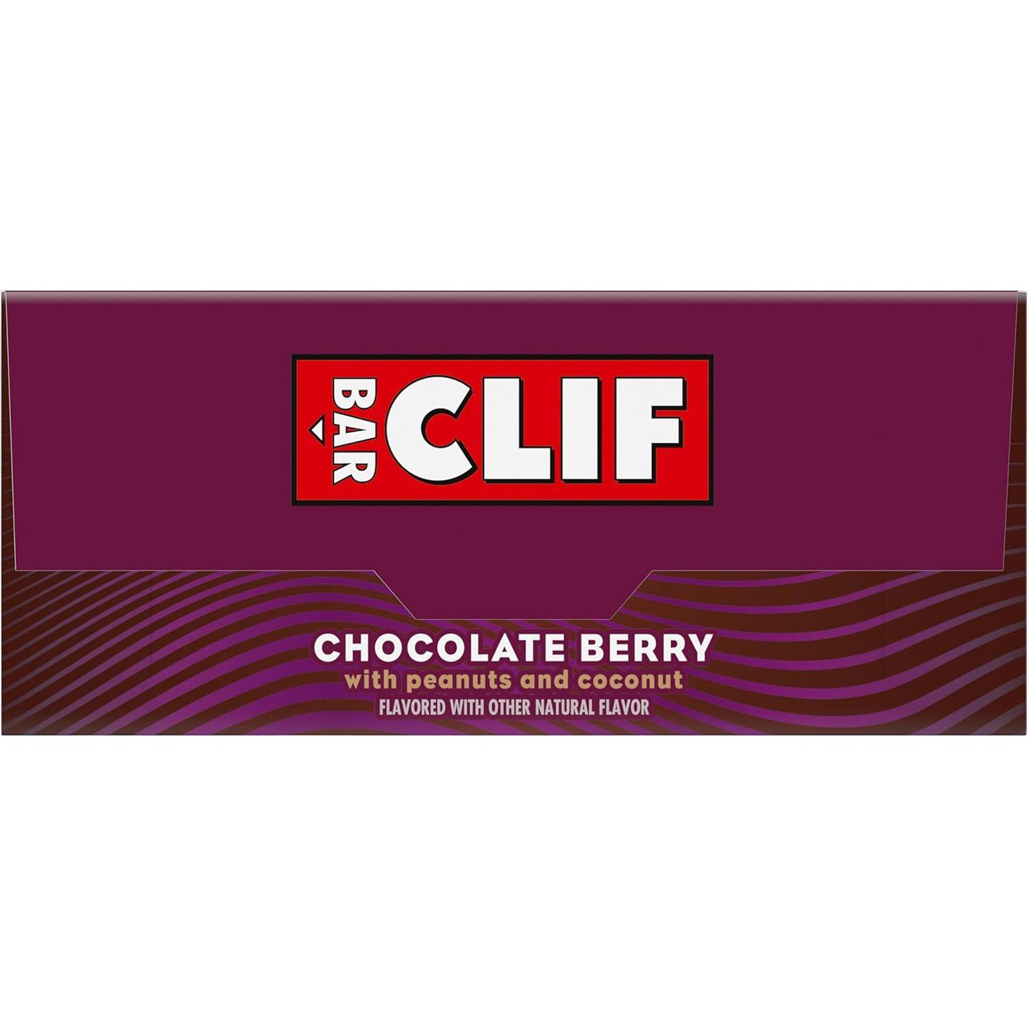 image:imageCLIF BAR Energy Protein Bars Limited Edition Run the World Chocolate Berry Made with Organic Oats Energy Bars NonGMO 5 Pack6 Count Pack of 1