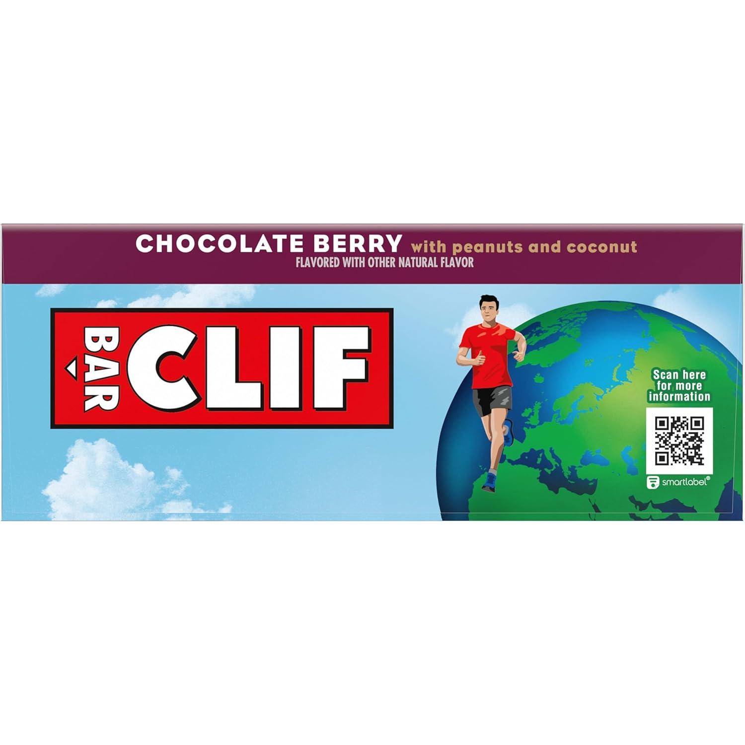 image:imageCLIF BAR Energy Protein Bars Limited Edition Run the World Chocolate Berry Made with Organic Oats Energy Bars NonGMO 5 Pack6 Count Pack of 1