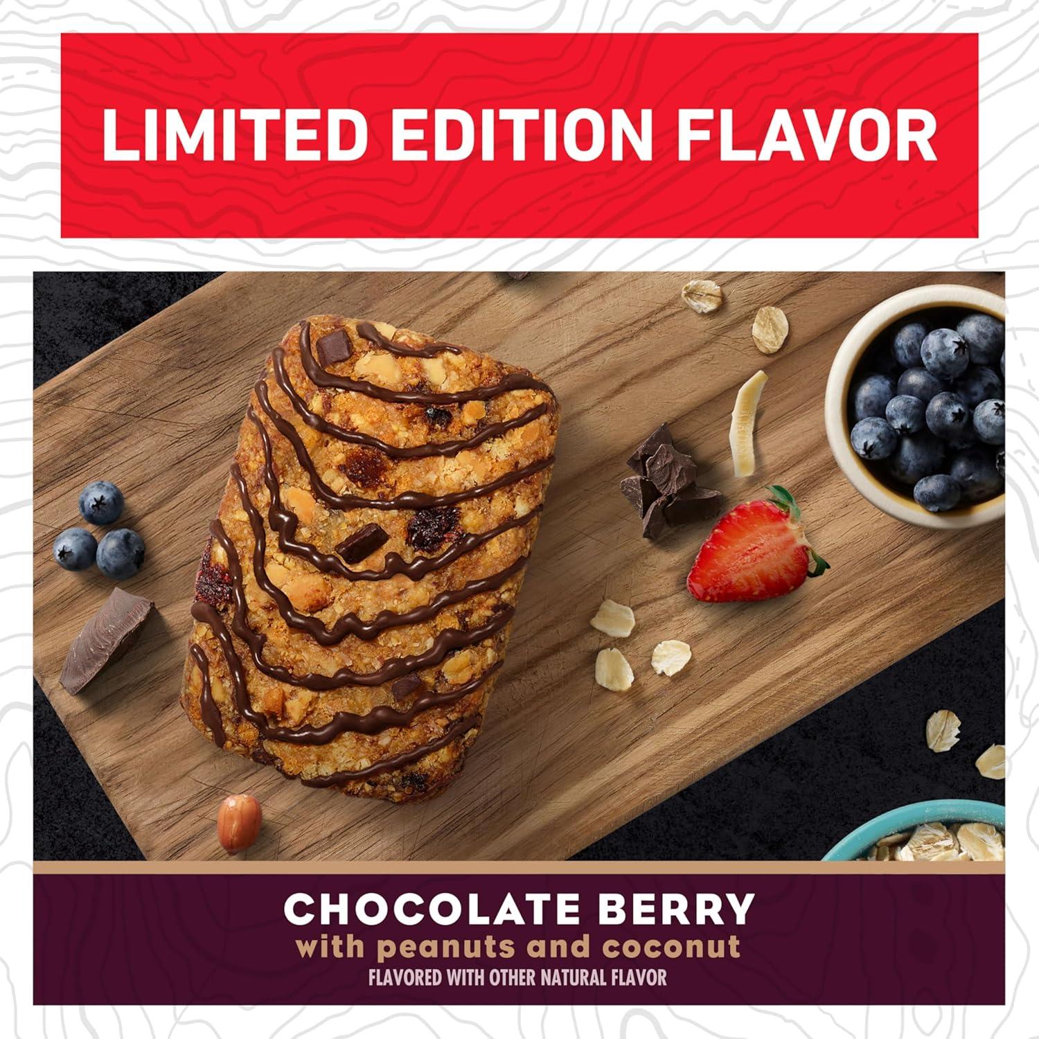 image:imageCLIF BAR Energy Protein Bars Limited Edition Run the World Chocolate Berry Made with Organic Oats Energy Bars NonGMO 5 Pack6 Count Pack of 1