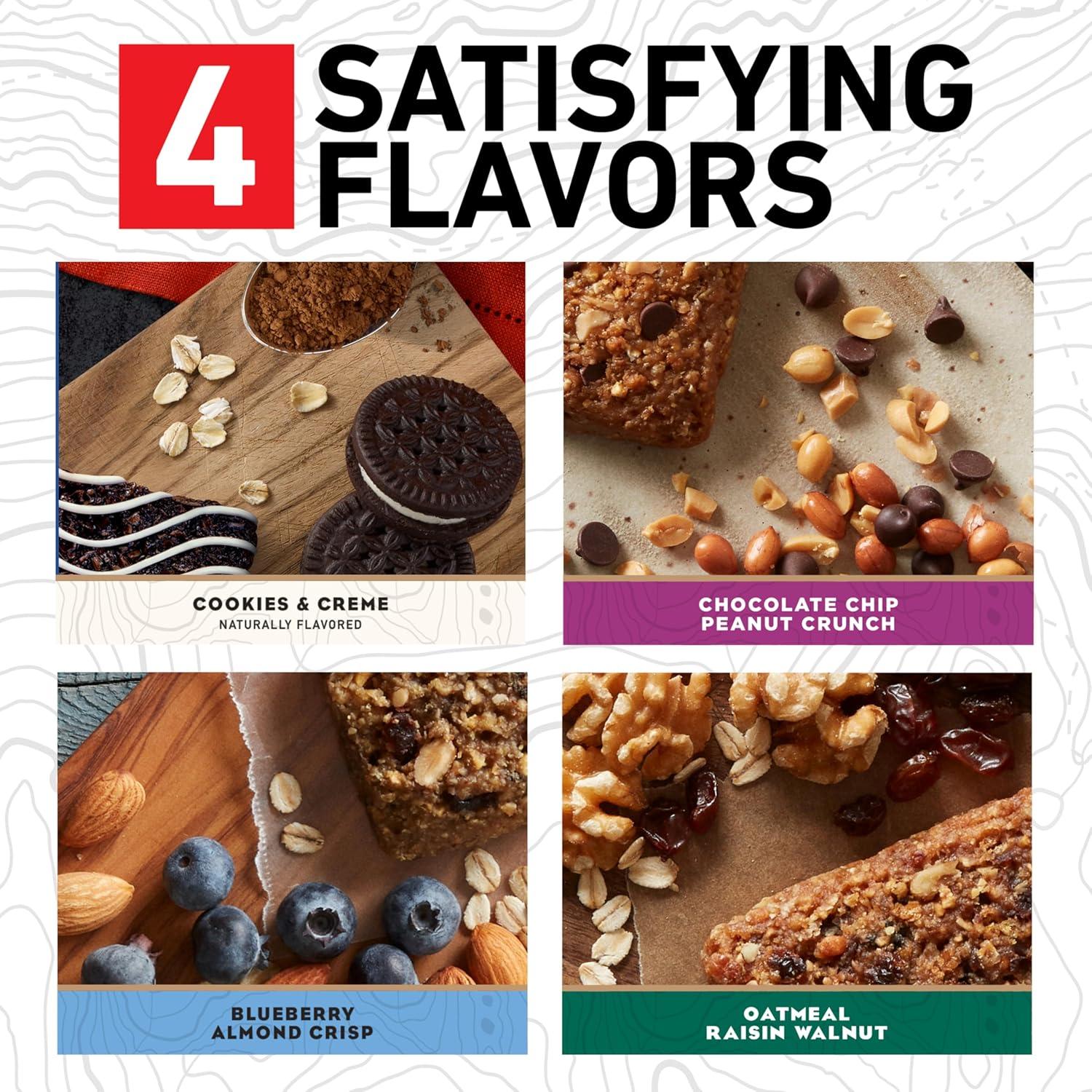 image:imageCLIF BAR Energy Protein Bars Variety Pack 4 Flavors Made with Organic Oats Energy Bars NonGMO 12 Pack112 x 104 x 222 cm Pack of 2