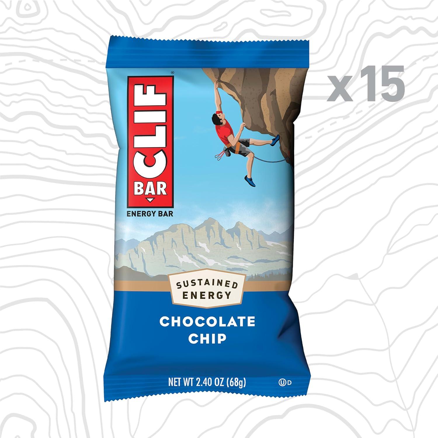 image:imageCLIF BAR Energy Protein Bars White Chocolate Macadamia Nut Made with Organic Oats Energy Bars NonGMO 15 PackChocolate Chip