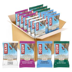 image:imageCLIF BAR  Energy Protein Bars  Variety Pack  4 Flavors  Made with Organic Oats  Energy Bars  NonGMO  12 Pack112 x 104 x 222 cm