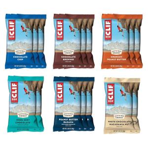 image:imageCLIF BAR  Energy Protein Bars  Variety Pack  6 Flavors  Made with Organic Oats  Energy Bars  NonGMO  16 PackClif Bar Variety Pack