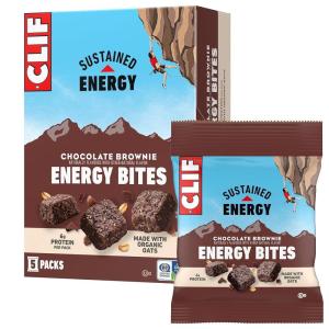 image:imageCLIF BAR Energy Bites  Cookies amp Creme  Made with Organic Oats  6g Plant Based Protein  NonGMO 5 PacksChocolate Brownie