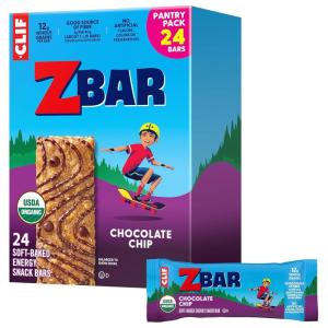 image:imageZbar  Chocolate Chip  SoftBaked Energy Snack Bars  NonGMO  12g Whole Grains  USDA Organic Granola Bars 24 Pack
