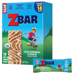 image:imageZbar  Iced Oatmeal Cookie  SoftBaked Energy Snack Bars  NonGMO  12g Whole Grains  USDA Organic Granola Bars  Snacks for Kids 18 Pack18 Count Pack of 1