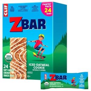 image:imageZbar  Iced Oatmeal Cookie  SoftBaked Energy Snack Bars  NonGMO  12g Whole Grains  USDA Organic Granola Bars 24 Pack