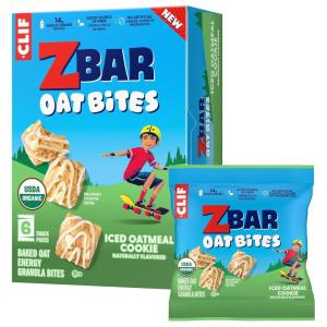 image:imageZbar Oat Bites  Iced Oatmeal Cookie  Baked Oat Energy Granola Bites  USDA Organic Snacks for Kids  14g Whole Grains 6 Snack PacksIced Oatmeal Cookie