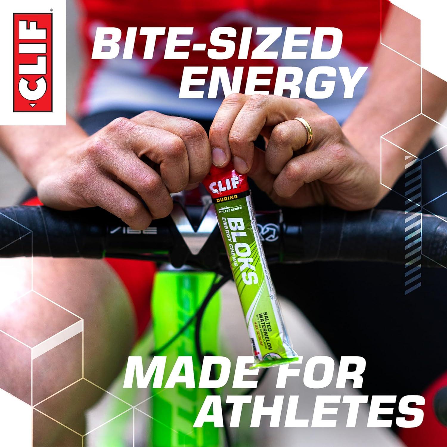 image:imageCLIF BLOKS Energy Chews Variety Pack NonGMO Plant Based Fast Fuel for Cycling and Running Quick Carbohydrates and Electrolytes 212 oz Packets 12 CountBloks Variety Pack
