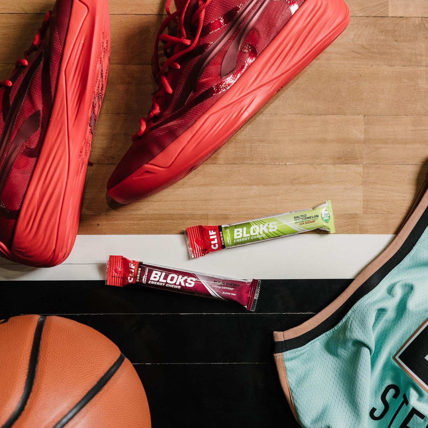 image:imageCLIF BLOKS Energy Chews Variety Pack NonGMO Plant Based Fast Fuel for Cycling and Running Quick Carbohydrates and Electrolytes 212 oz Packets 12 CountBloks Variety Pack