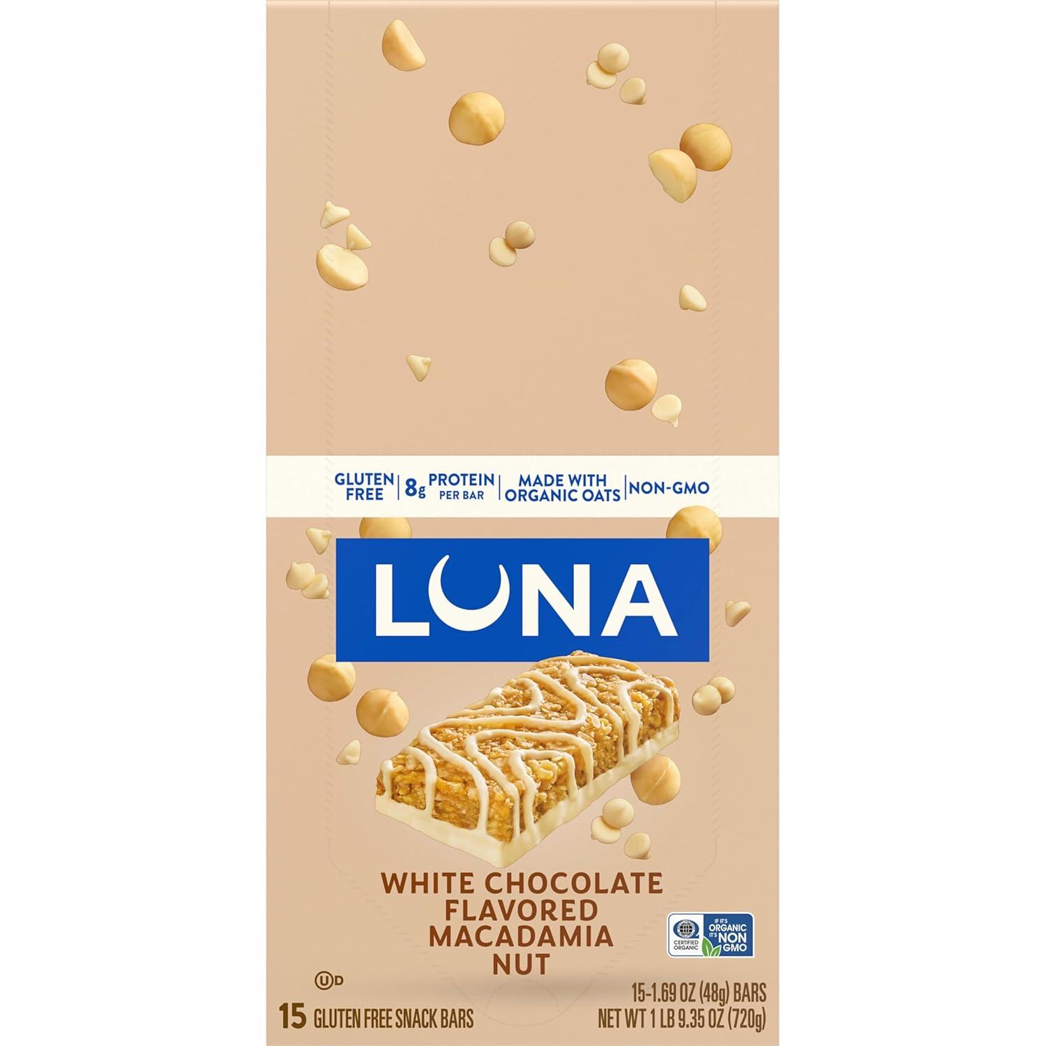 image:imageClif Bar Luna White Chocolate Macadamia 15 Count 2535 Ounce