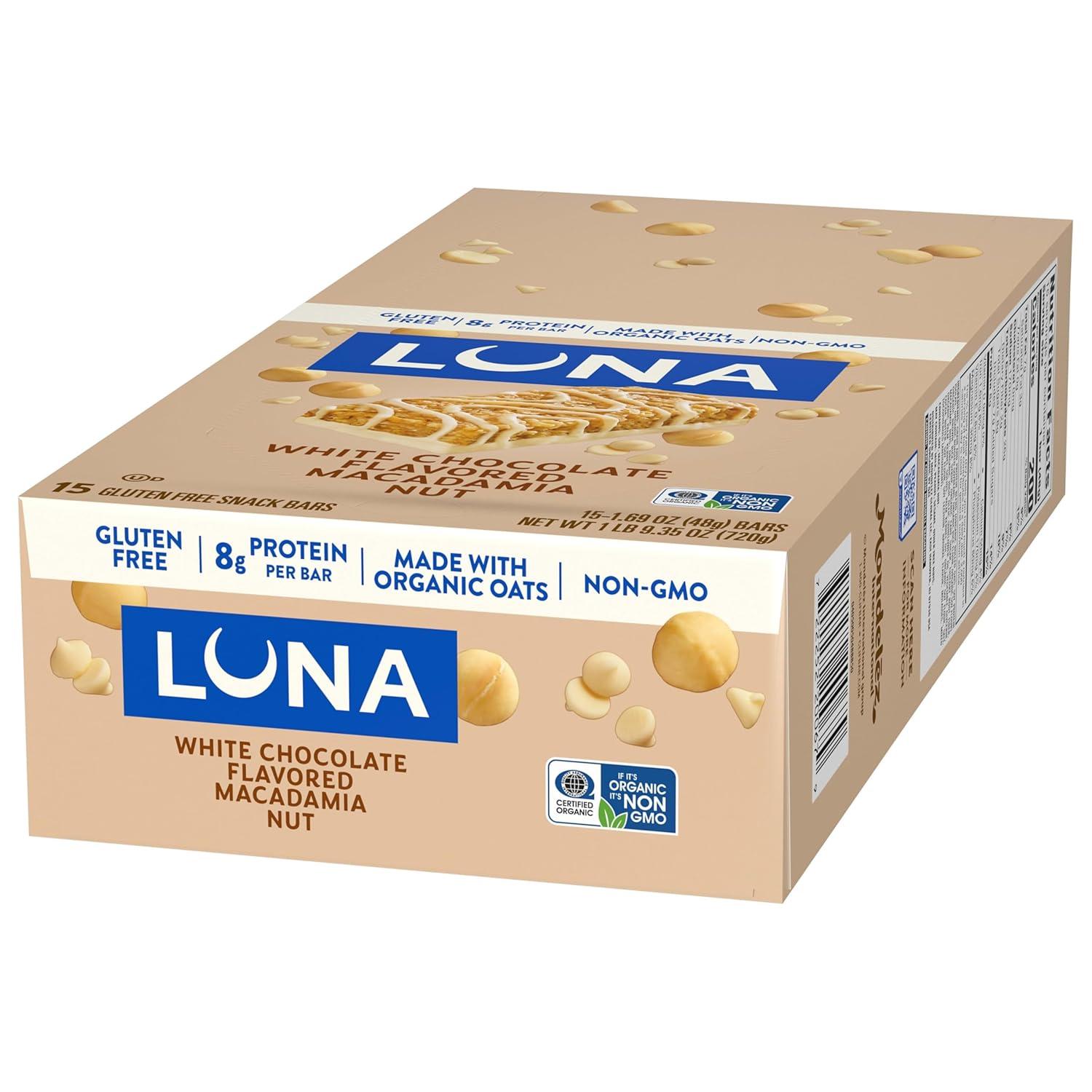 image:imageClif Bar Luna White Chocolate Macadamia 15 Count 2535 Ounce