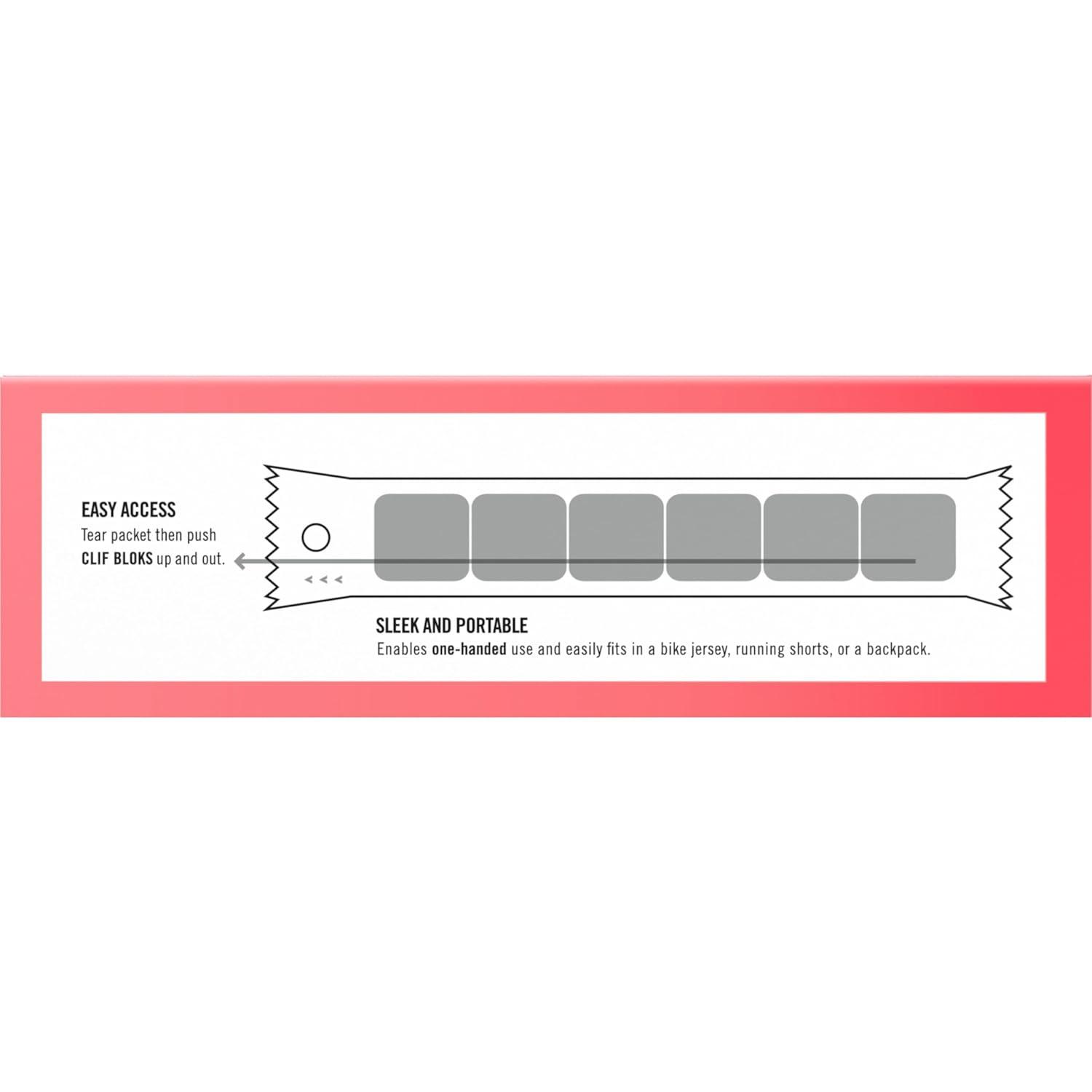 image:imageClif Bloks Sours Strawberry Lemonade Flavor with Caffeine Energy Chews NonGMO Plant Based Fast Fuel for Cycling and Running Quick Carbohydrates and Electrolytes 212 oz 18 Count
