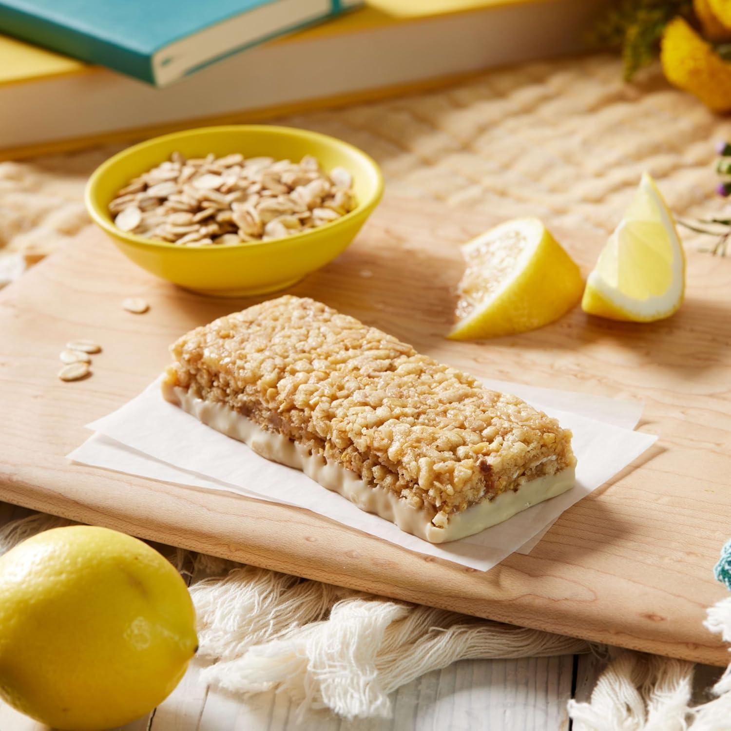 image:imageLUNA Bar LemonZest Flavor Gluten Free Snack Bars NonGMO Protein Bars Made with Organic Oats Value Pack 12 PackLemon Zest 12ct