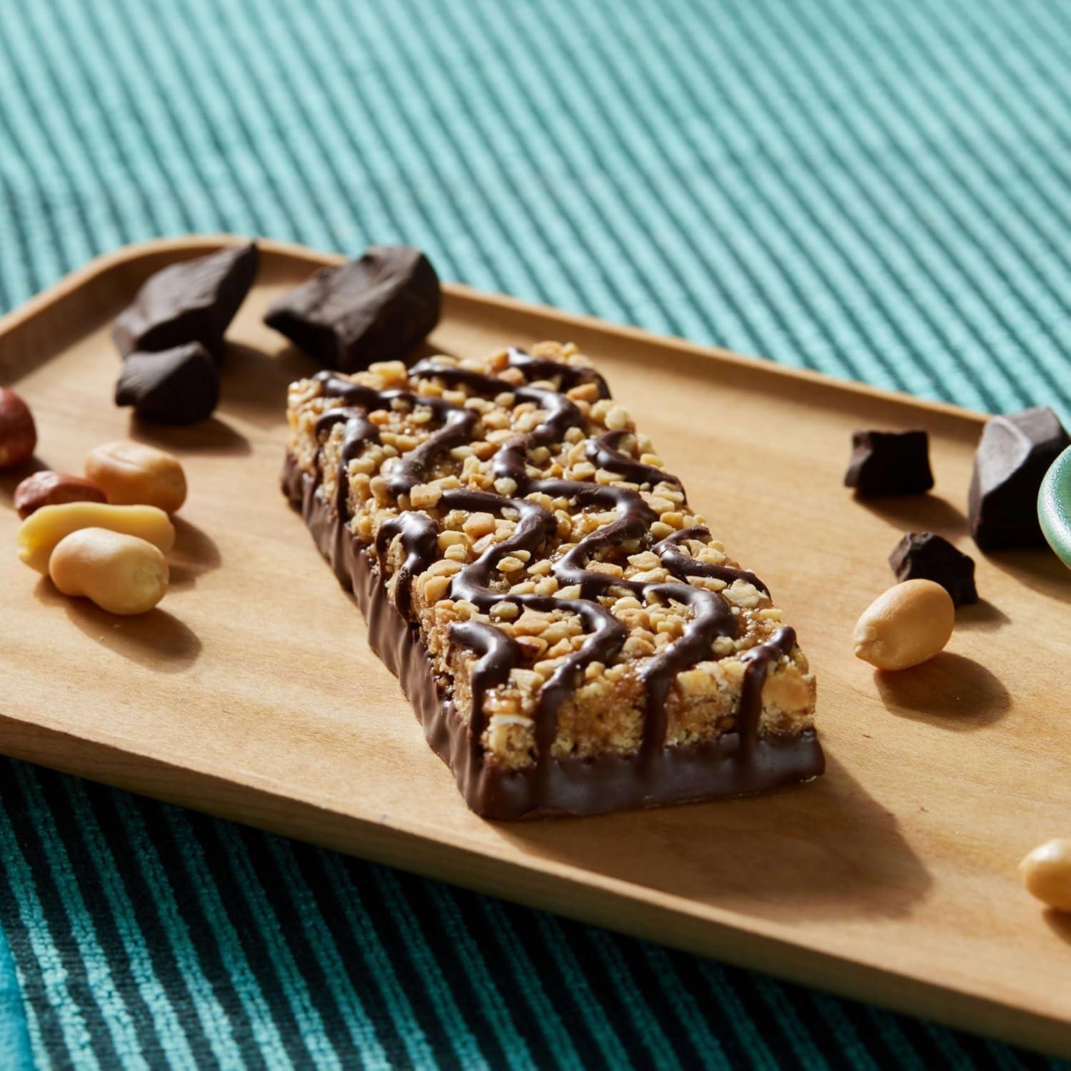 image:imageLUNA Bar Nutz Over Chocolate Flavor GlutenFree NonGMO 79g Protein Made with Organic Oats Low Glycemic Whole Nutrition Snack Bars 169 oz 15 Count15 Count Pack of 1