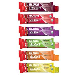 image:imageCLIF BLOKS  Energy Chews  Variety Pack  NonGMO  Plant Based  Fast Fuel for Cycling and Running  Quick Carbohydrates and Electrolytes  212 oz Packets 12 CountBloks Variety Pack