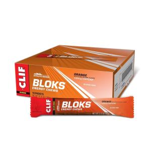 image:imageCLIF BLOKS  Orange Flavor with Caffeine  Energy Chews  NonGMO  Plant Based  Fast Fuel for Cycling and Running  Quick Carbohydrates and Electrolytes  212 oz 18 Count18 Count Pack of 1