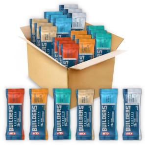 image:imageCLIF BUILDERS Protein Bars  6Flavor Variety Pack  20g Plant Based Protein  Gluten Free  NonGMO  Low Glycemic  No Artificial Sweeteners  24 oz 18 Count