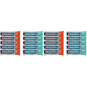 image:imageCLIF BUILDERS Protein Bars  Chocolate Mint and Chocolate Flavor  Variety Pack  20g Plant Based Protein  Gluten Free  NonGMO  Low Glycemic  No Artificial Sweeteners  24 oz 10 Count10 Count Pack of 2