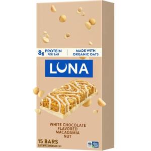 image:imageClif Bar Luna White Chocolate Macadamia 15 Count 2535 Ounce