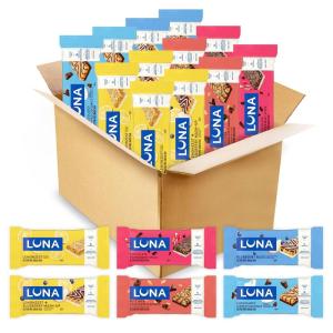 image:imageLUNA Bar  Variety Pack  6 Flavors  Gluten Free Snack Bars  NonGMO  Protein Bars  Made with Organic Oats 12 PackVariety Pack